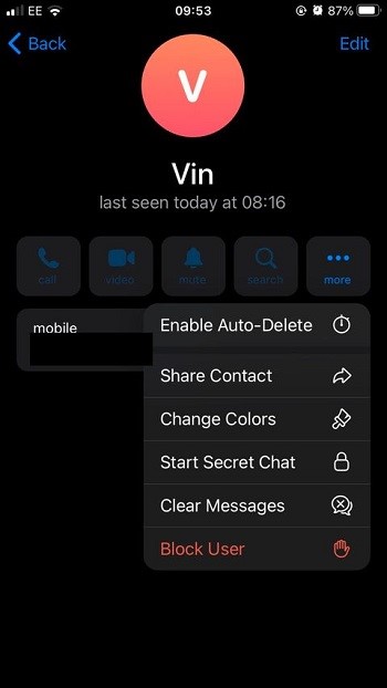 حذف خودکار پیام در تلگرام | رایانه کمک 